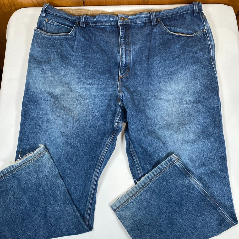 Duluth Trading Co Ballroom Relaxed Fit 86069B 48x30 Cotton Blue Jeans